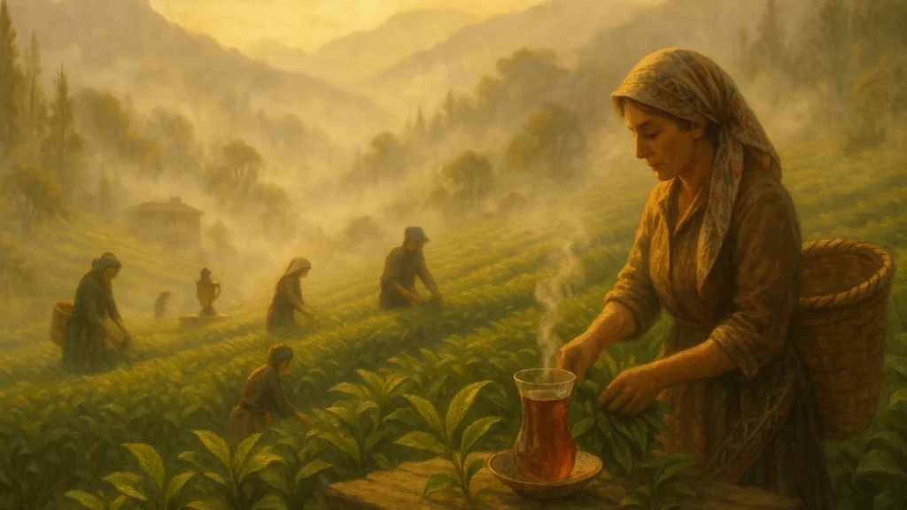 Rize'de Çay Tarımı